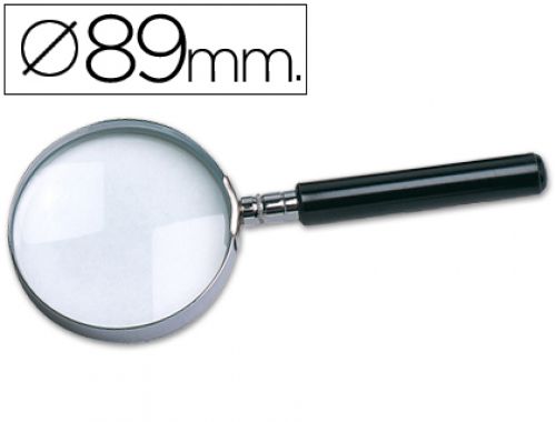 Lupa cristal q-connect aro metalico - 89 mm , Liderpapel , 24465 , 8423473244658